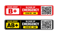 Emergency QR Stickers